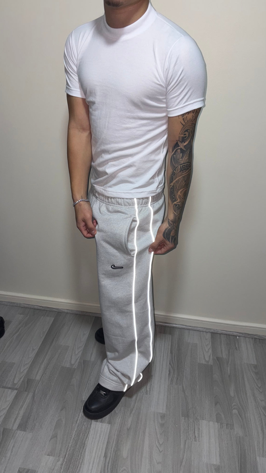 BUZO NK BAGGY WIDE LEG GRIS