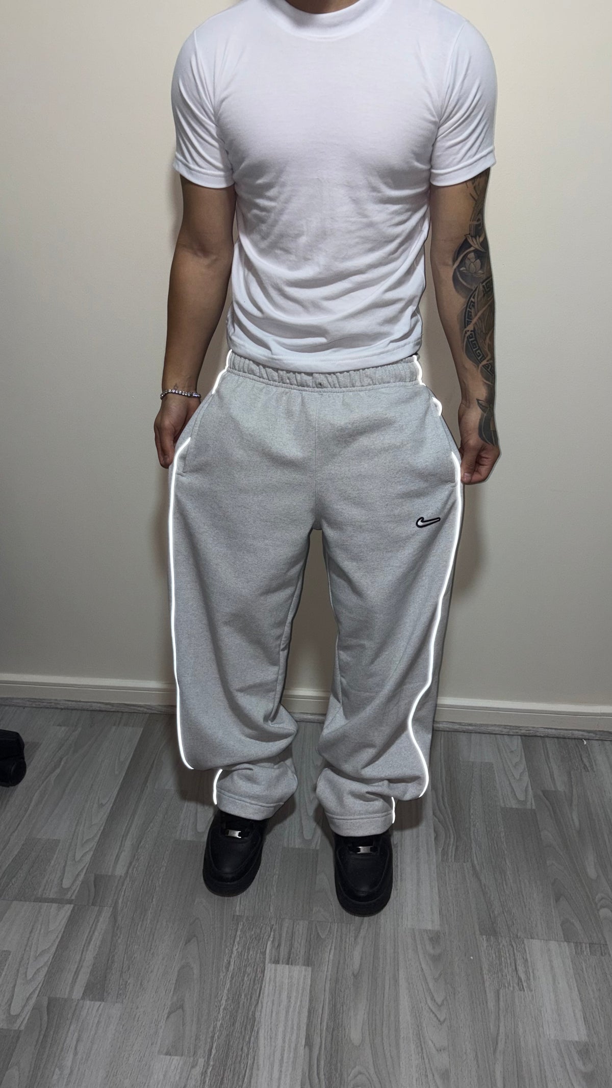 BUZO NK BAGGY WIDE LEG GRIS